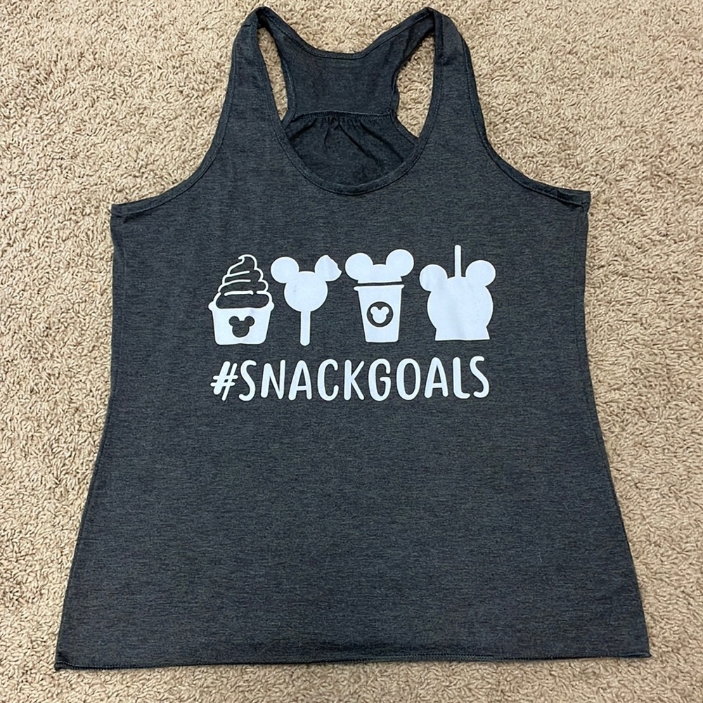 Disney fans! #snackgoals racerback tank
